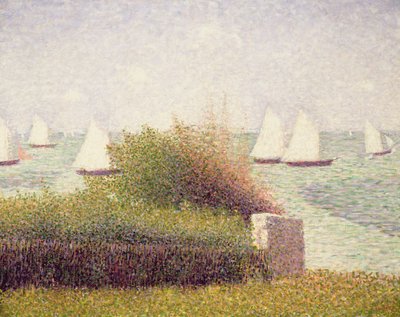 La Rade de Grandcamp von Georges Seurat